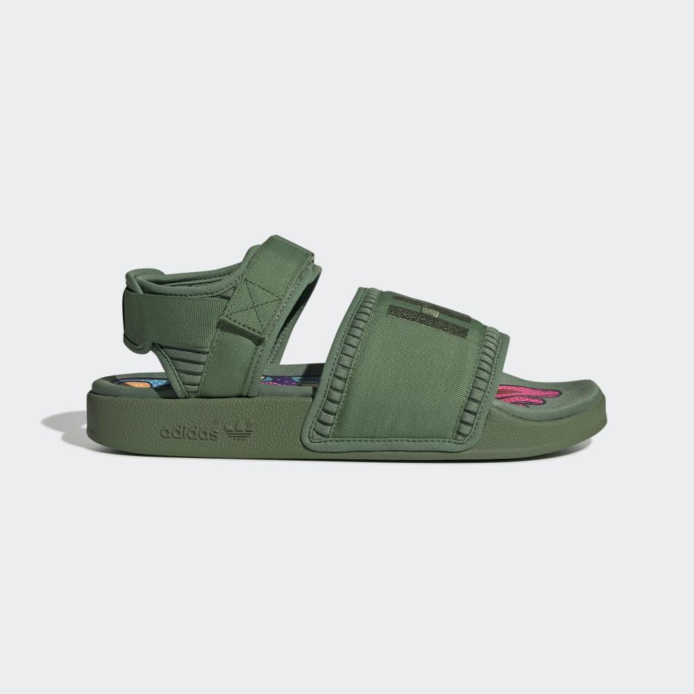 Sandale Adidas Pharrell Williams Adilette 2.0 Barbati Romania - Verzi FU7611